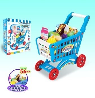 

Игрушечная тележка для супермаркета A-Toys с продуктами арт.922-10