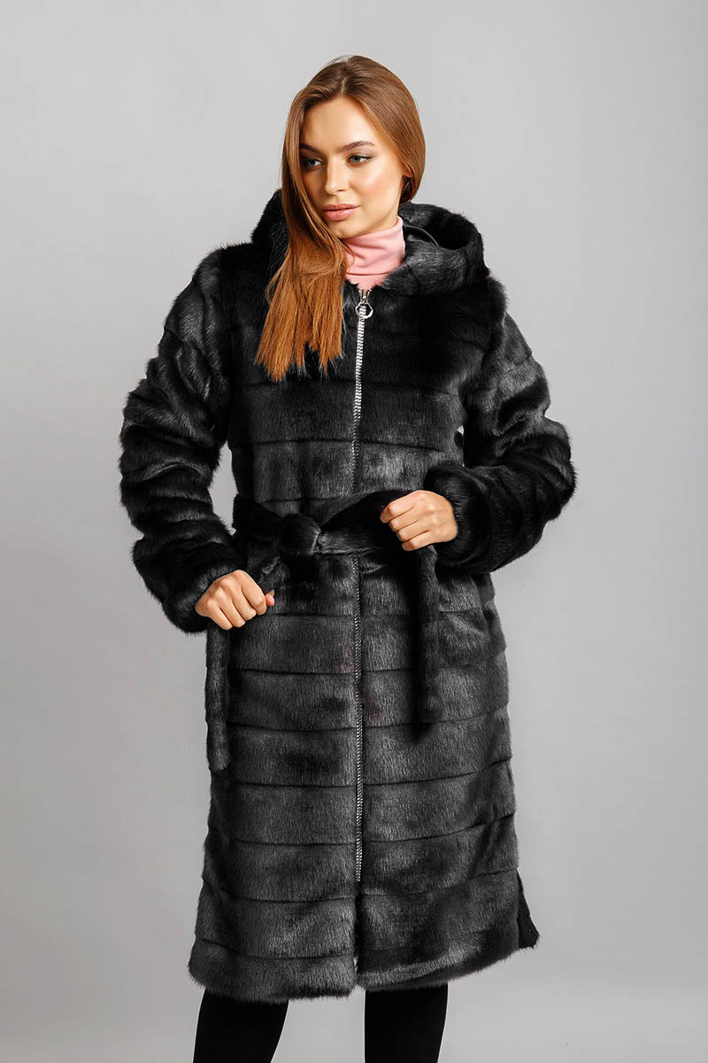 

Fashions • Шуба под норку Elza Fashions 44 черный (021/н-стр-З)