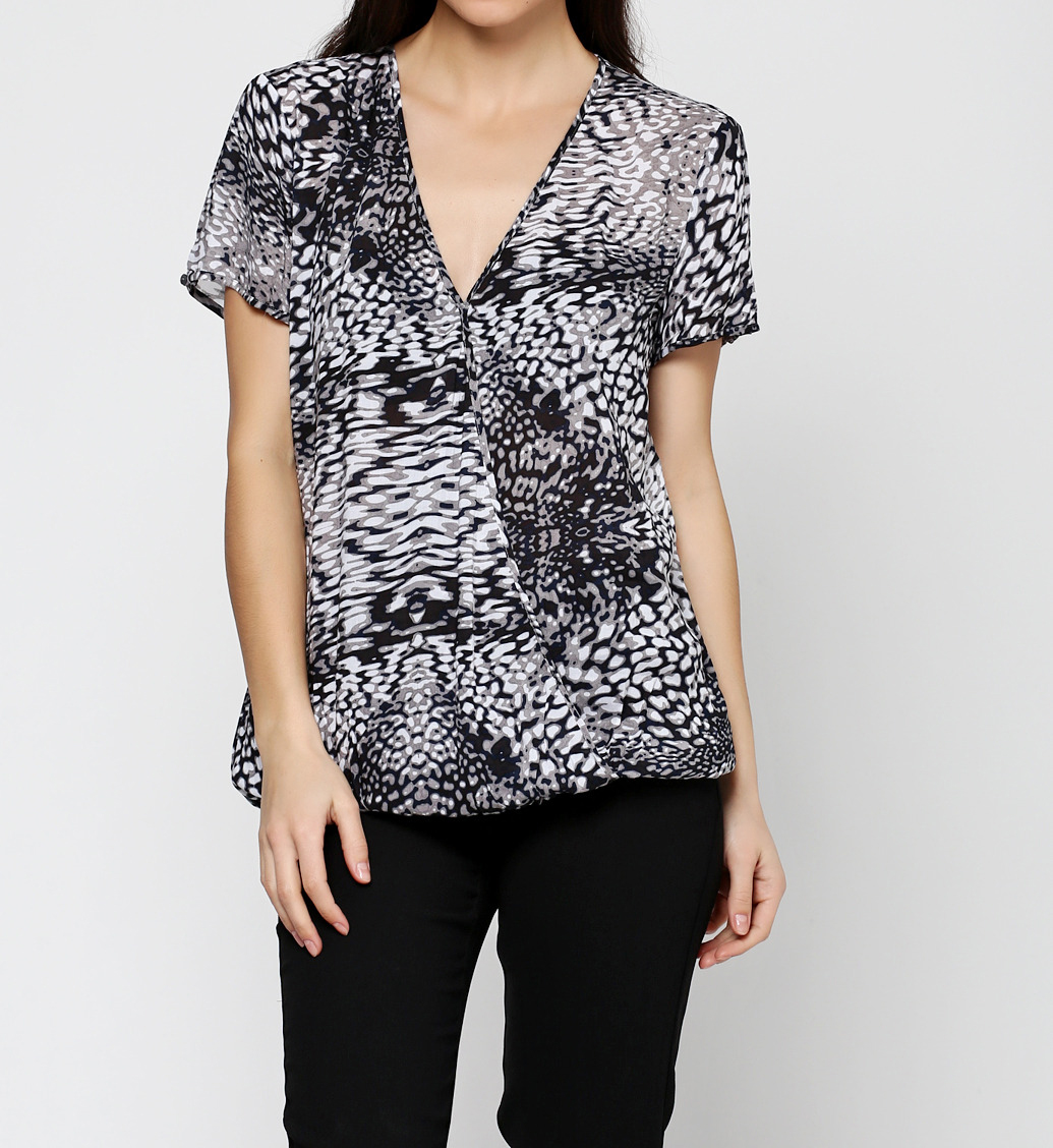 

Блуза s. Oliver 14406122936-99A0  комбинированный, Блуза s. Oliver 14406122936-99A0 42 комбинированный