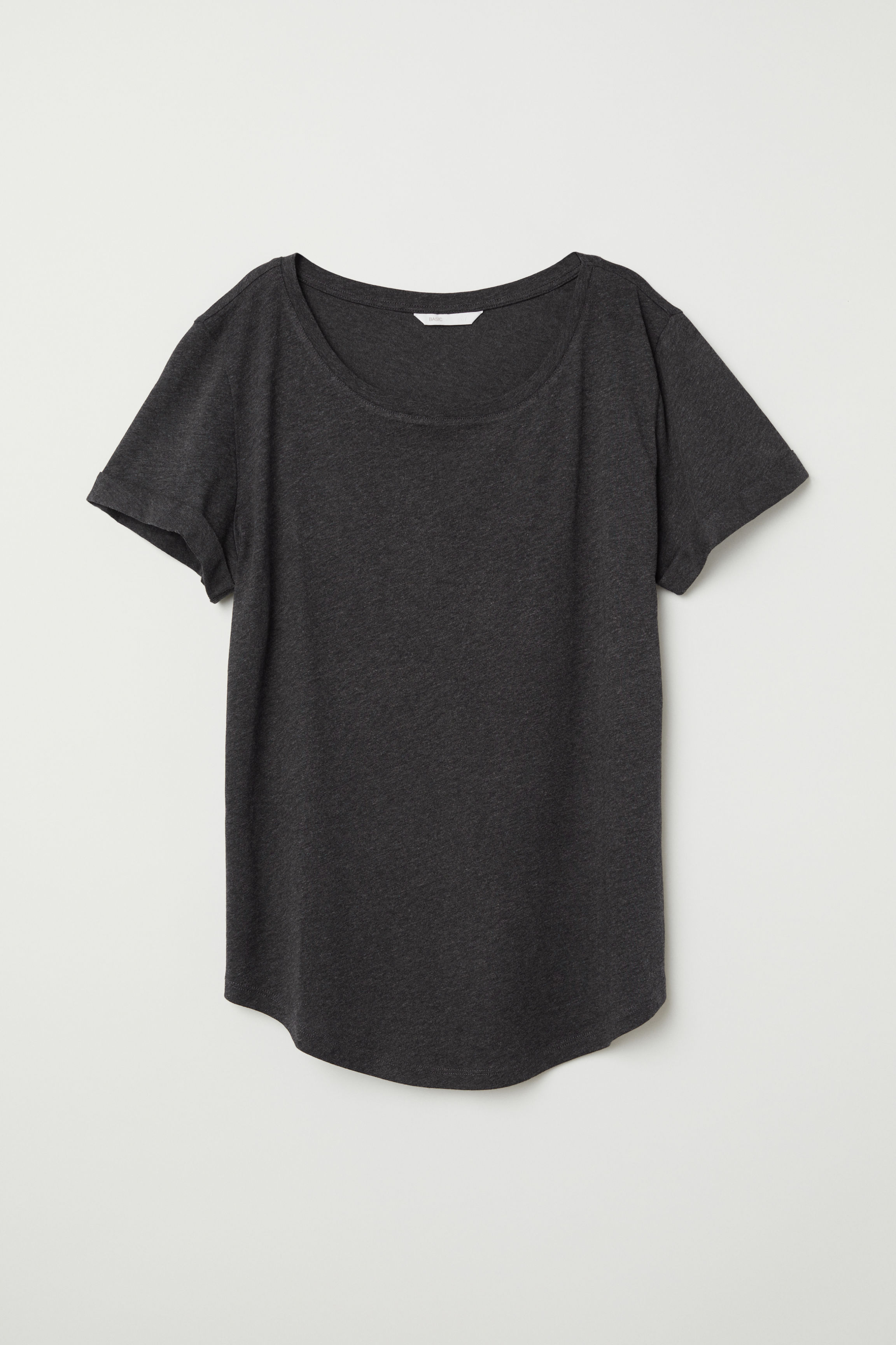 

Футболка H&M 0554598-11  серый, Футболка H&M 0554598-11 XS серый