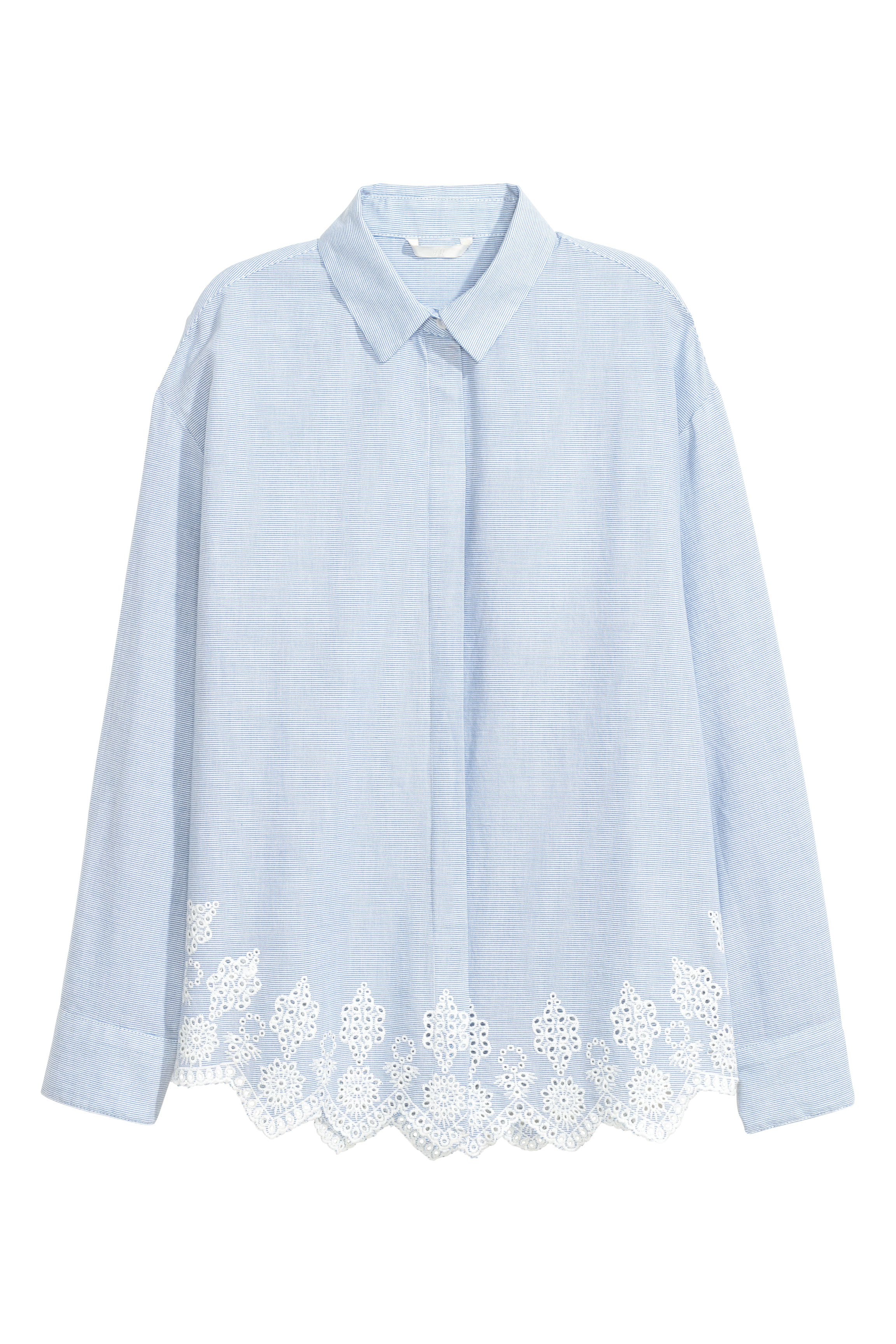 

Блуза H&M 0616892  голубой, Блуза H&M 0616892 40 голубой