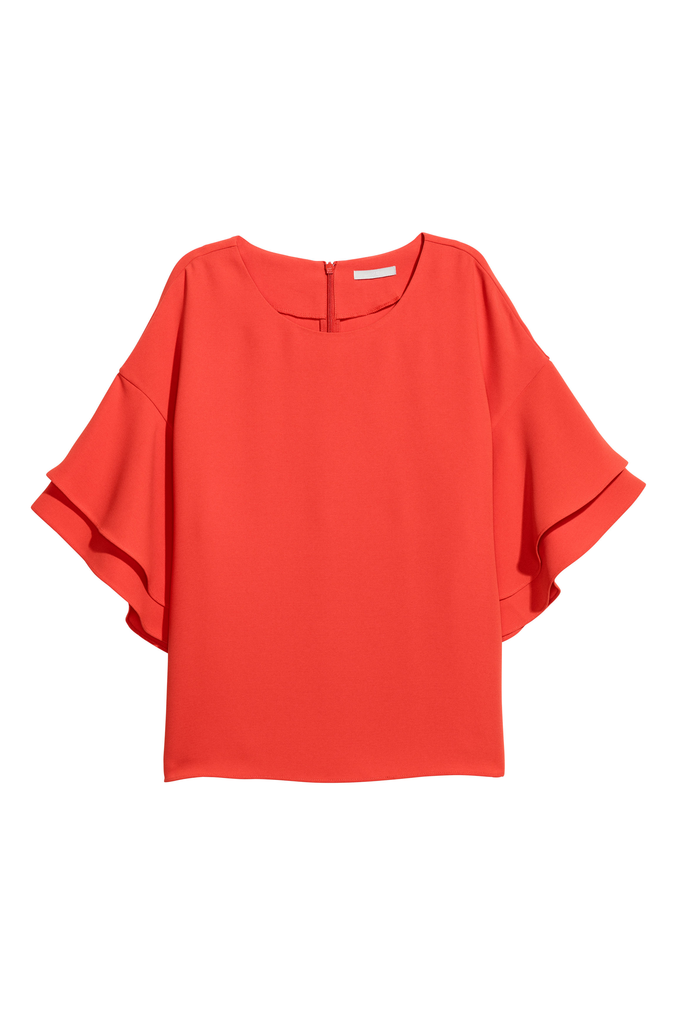 

Блуза H&M 0595386  красный, Блуза H&M 0595386 40 красный