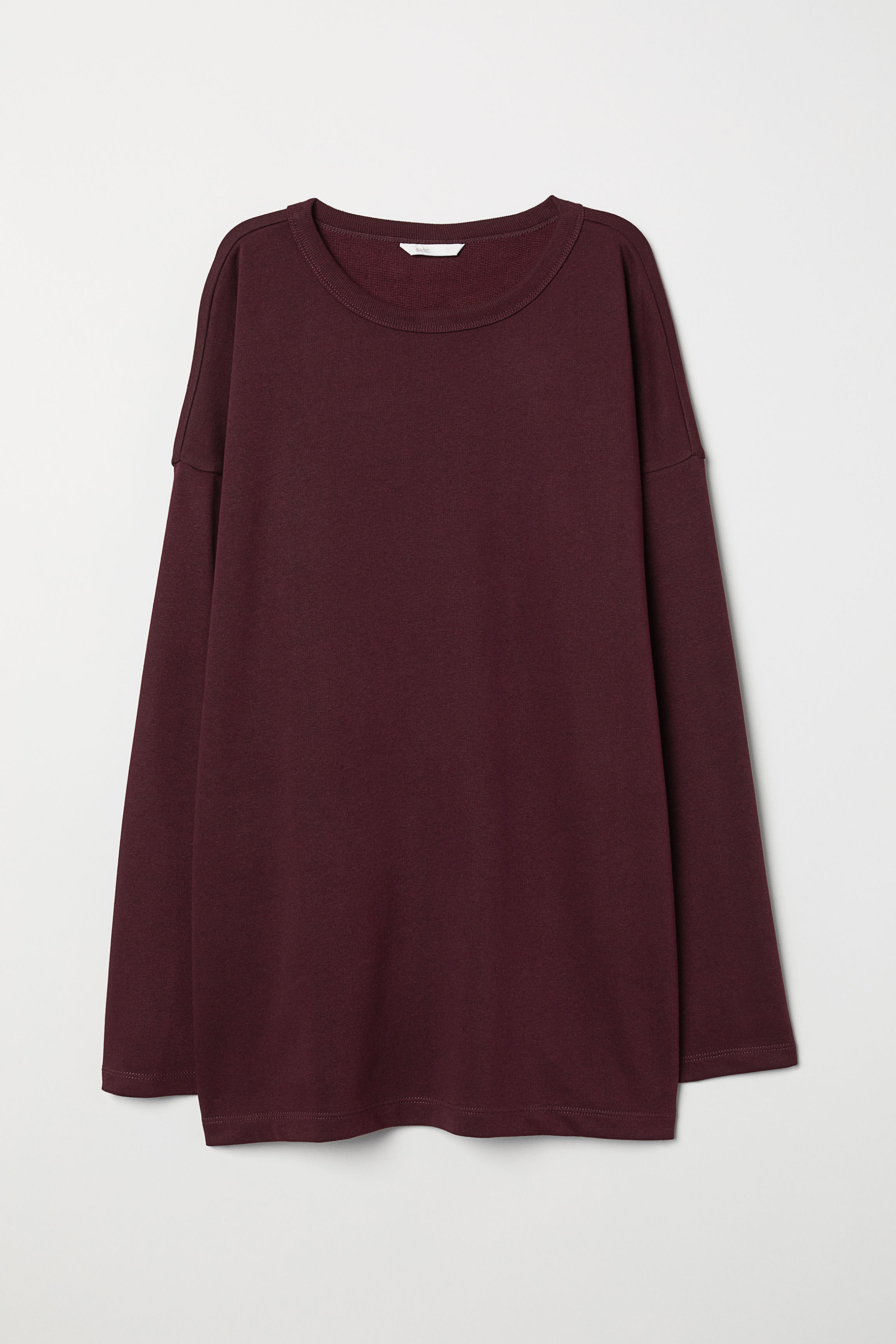 

Толстовка H&M 0676166  бордовый, Толстовка H&M 0676166 XS бордовый