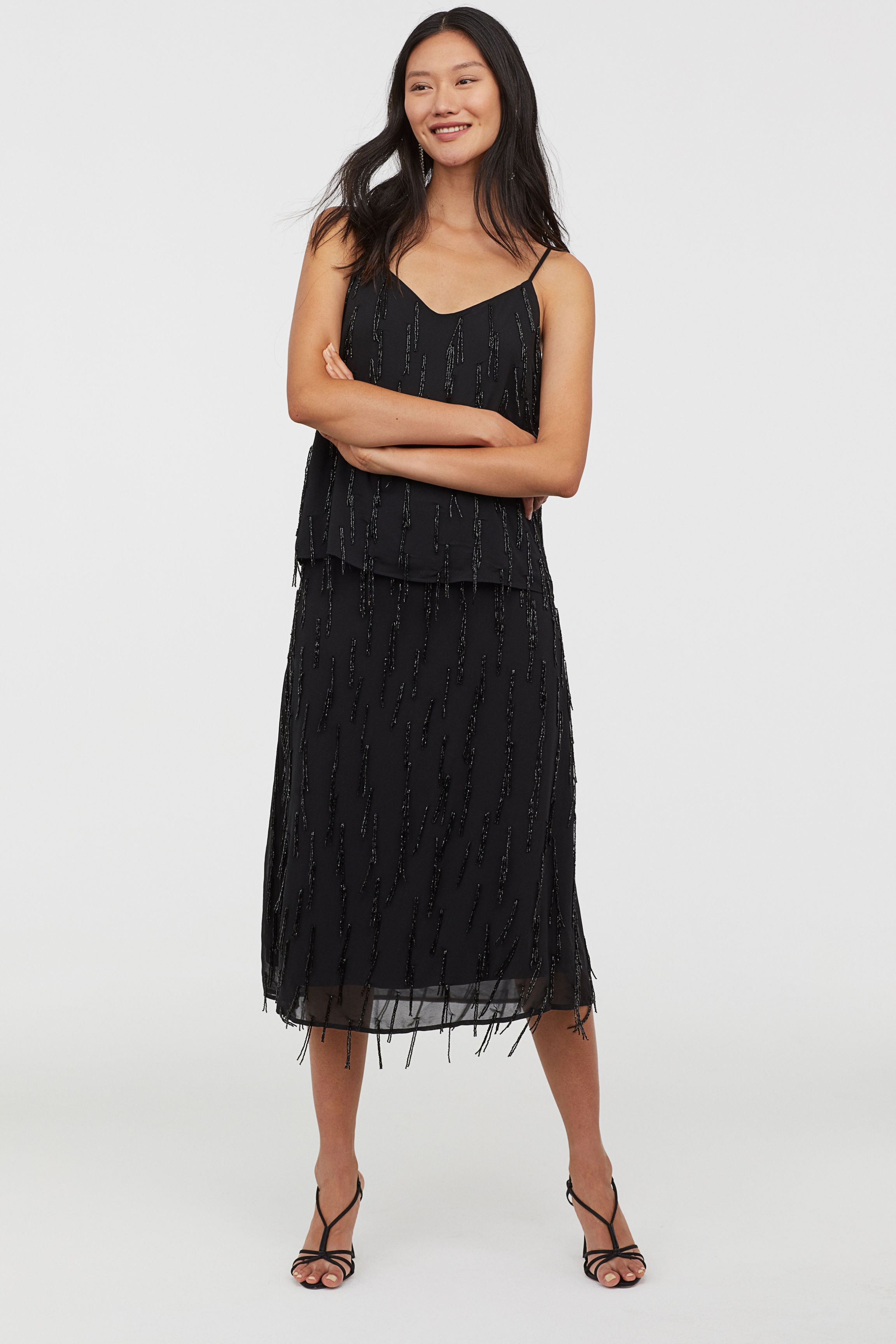 

Топ H&M 0706131-01 38 черный