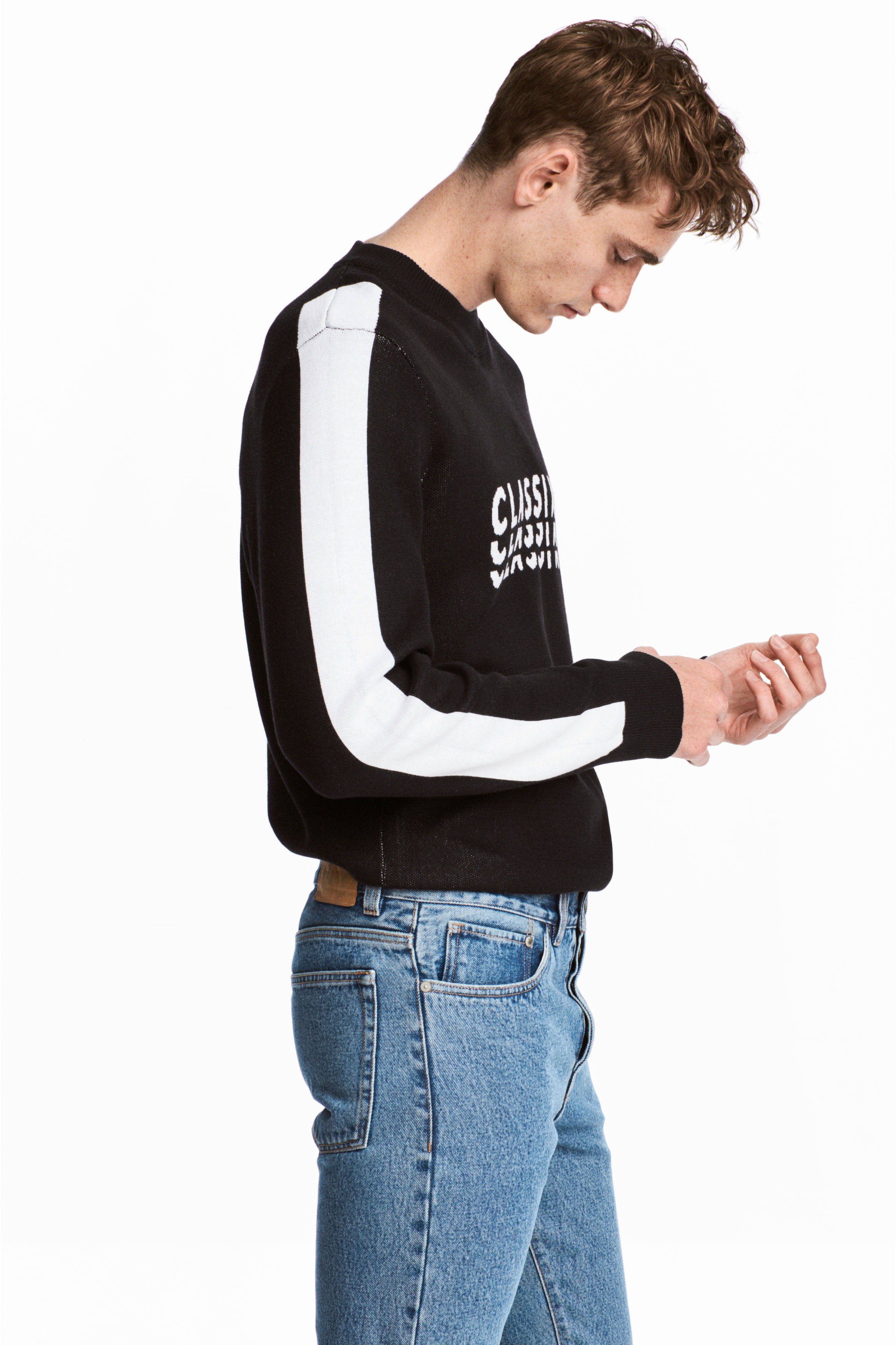 

Джемпер H& 0497926  комбинированный, Джемпер H&M 0497926 M комбинированный