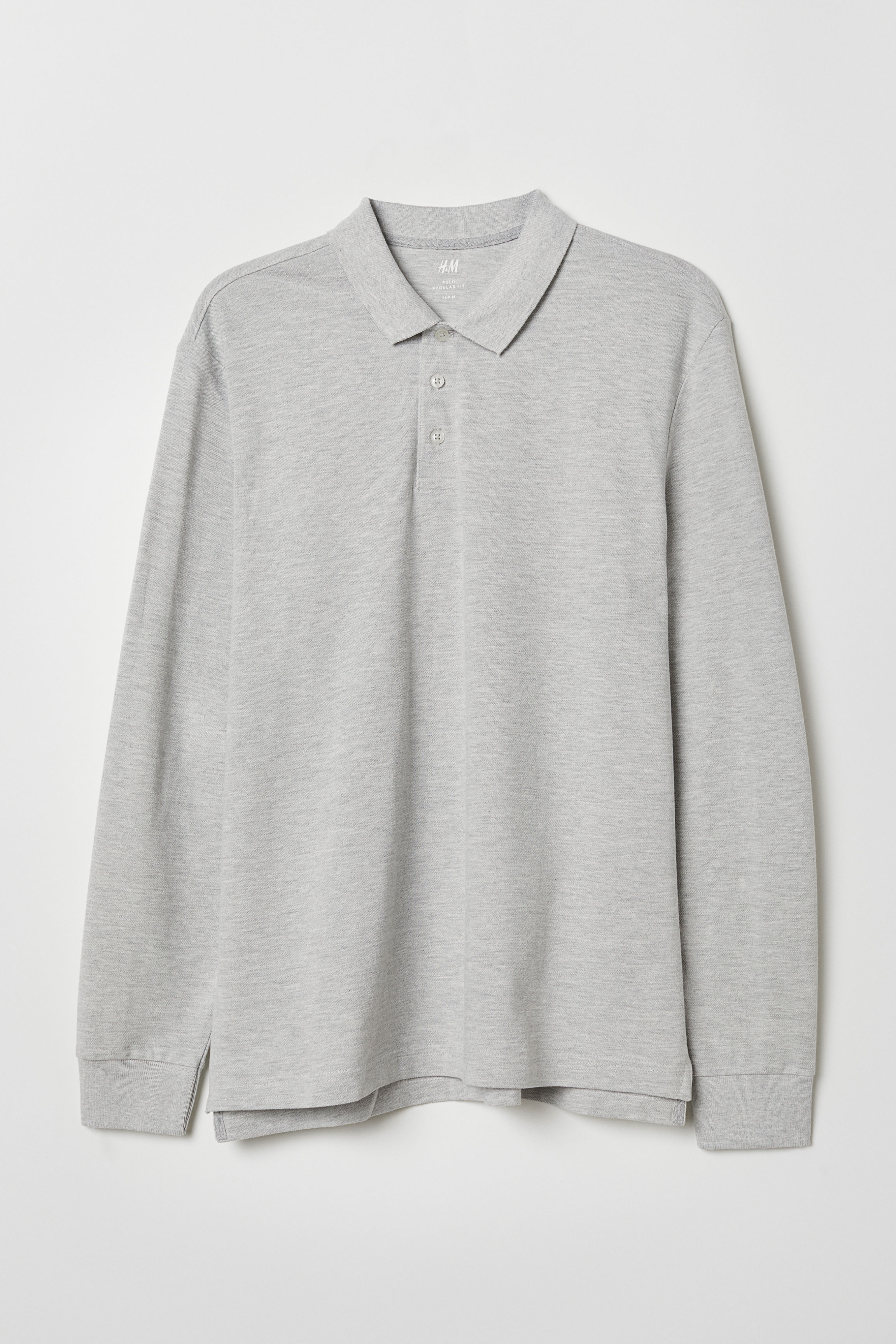 

Поло H&M 0671973 M серый