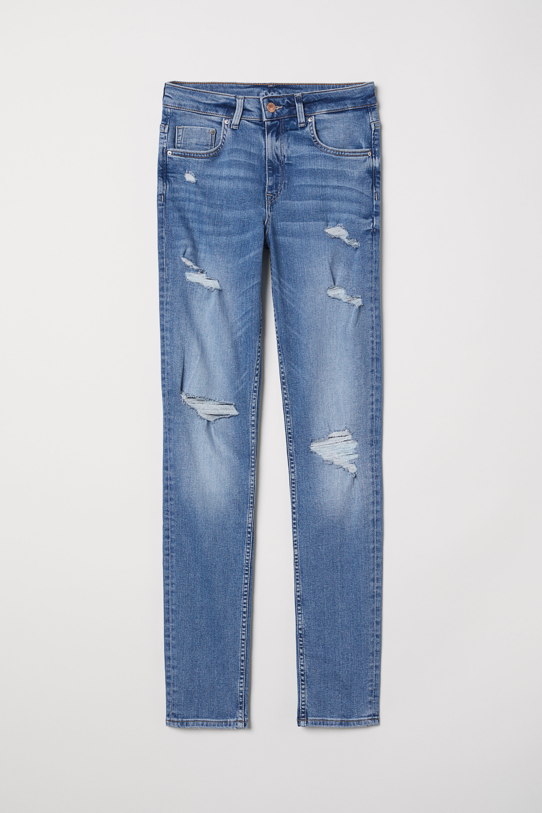 

Джинсы H&M 0487827-01  голубой, Джинсы H&M 0487827-01 27-28 голубой