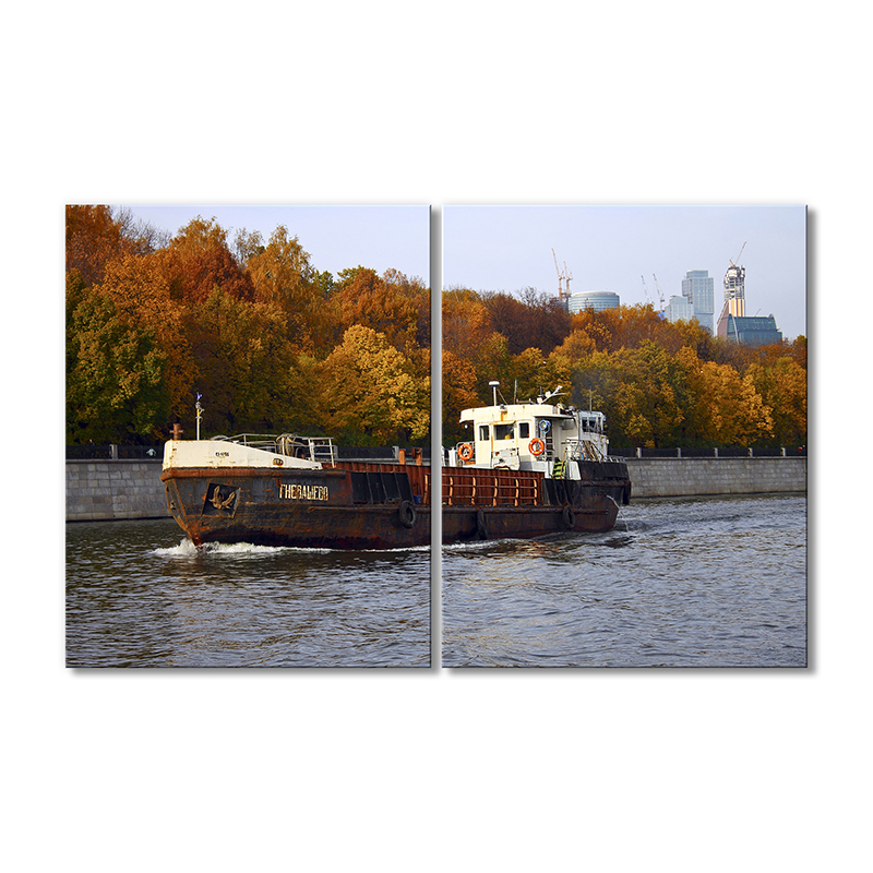 

Модульная картина Artel «Буксир на реке» 2 модуля 70x105 см