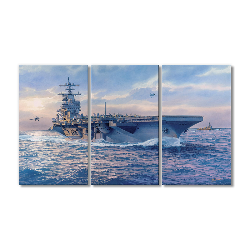 

Модульная картина Artel «Военно-морской авианосец» 3 модуля 60x90 см