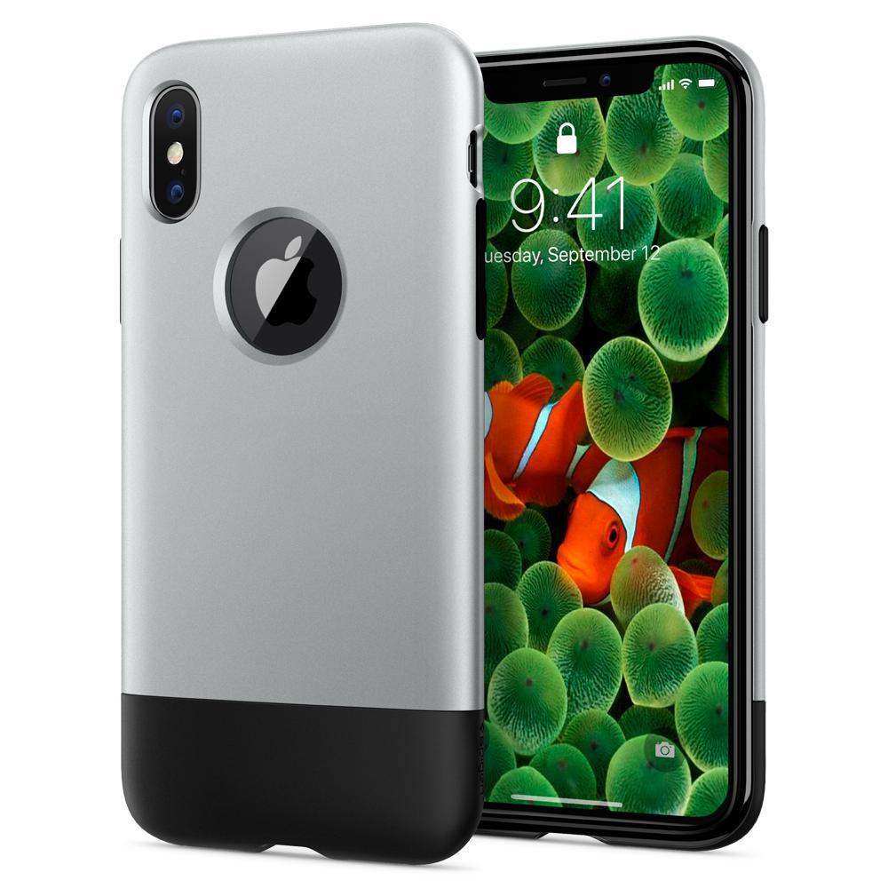 

Чехол Spigen для iPhone X Classic One Gray/Black