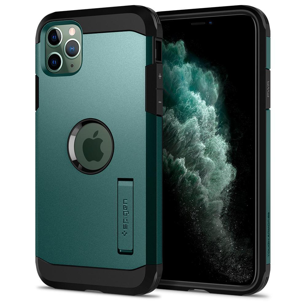 

Чехол Spigen для iPhone 11 Pro Tough Armor XP Midnight Green