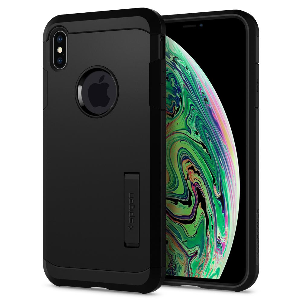 

Чехол Spigen для iPhone XS Max Tough Armor Black