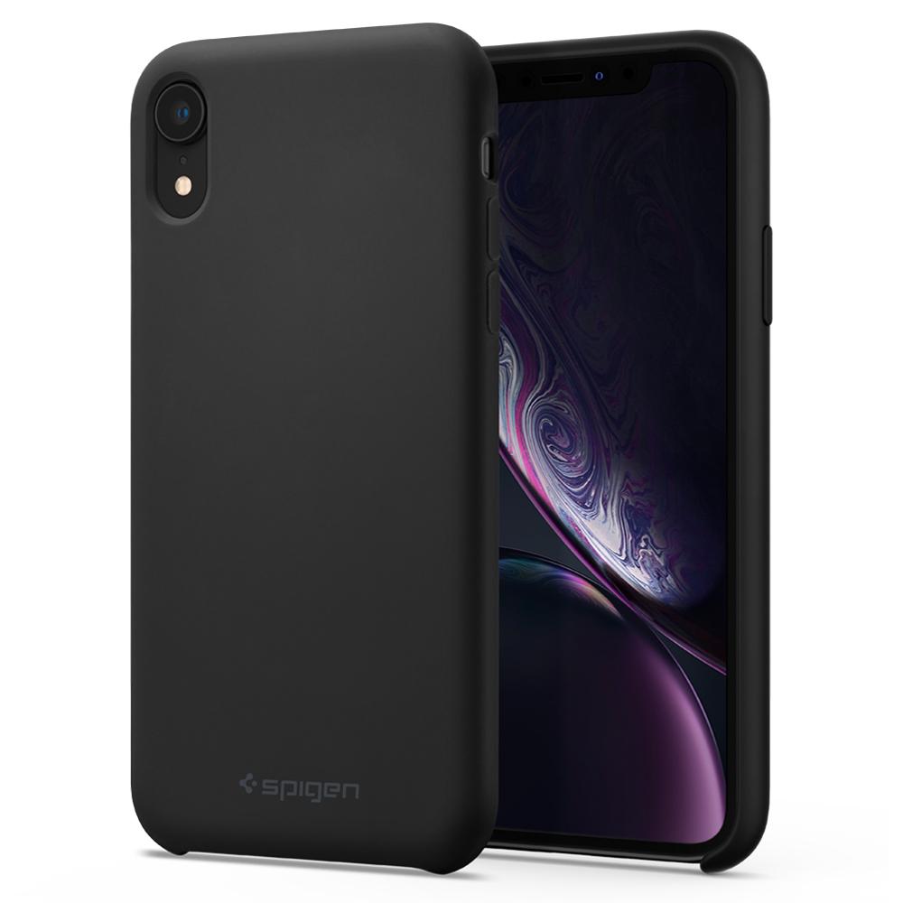 

Чехол Spigen для iPhone XR Silicone Fit Black