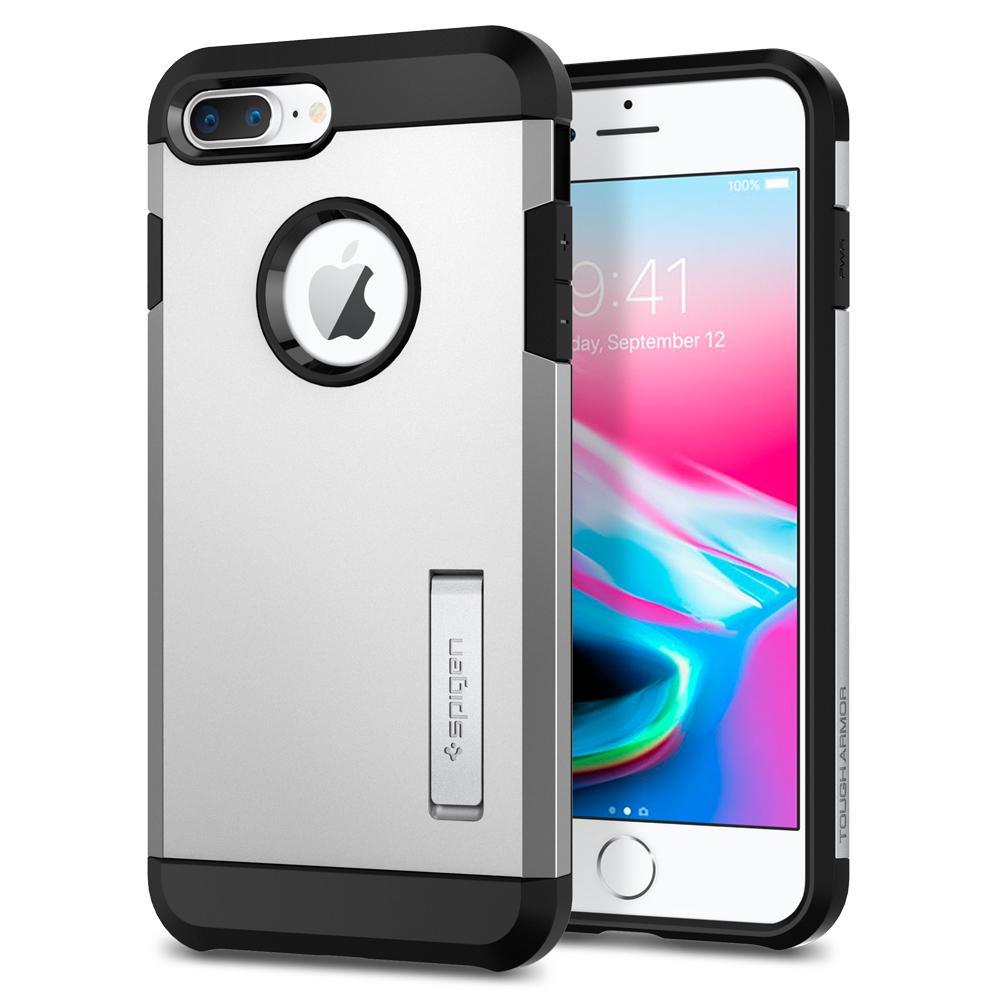 

Чехол Spigen для iPhone 8 Plus/7 Plus Tough Armor 2 Satin Silver