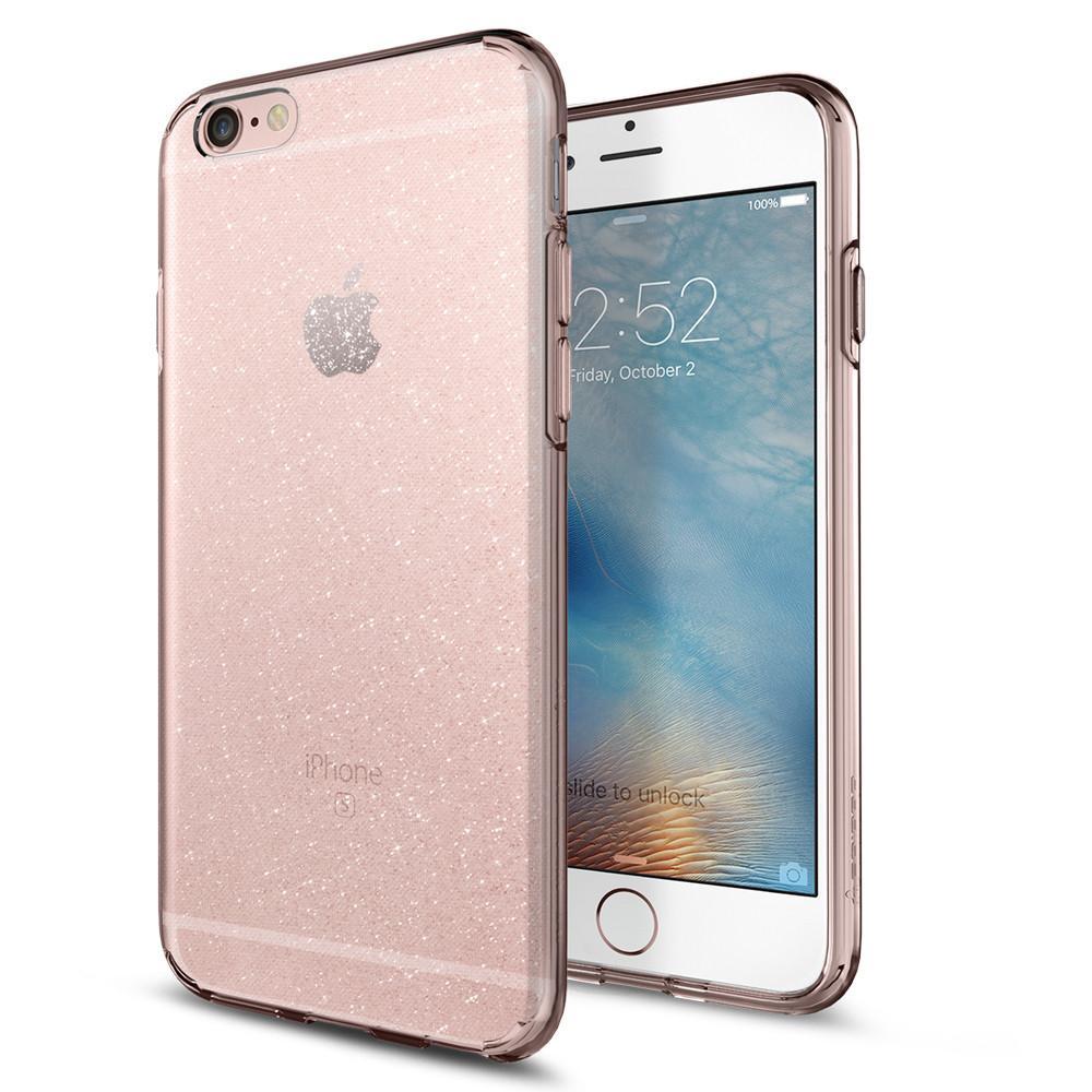 

Чехол Spigen для iPhone 6/6s Liquid Shine Glitter Rose Crystal