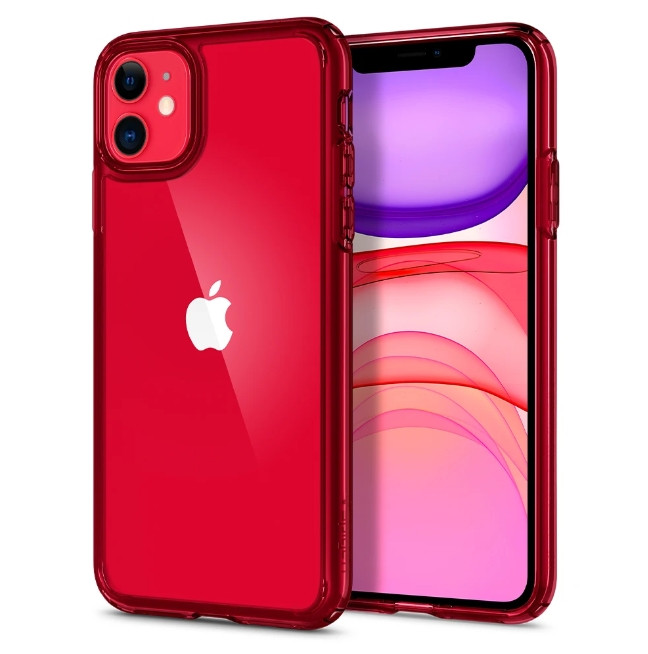 

Чехол Spigen для iPhone 11 Ultra Hybrid Red Crystal