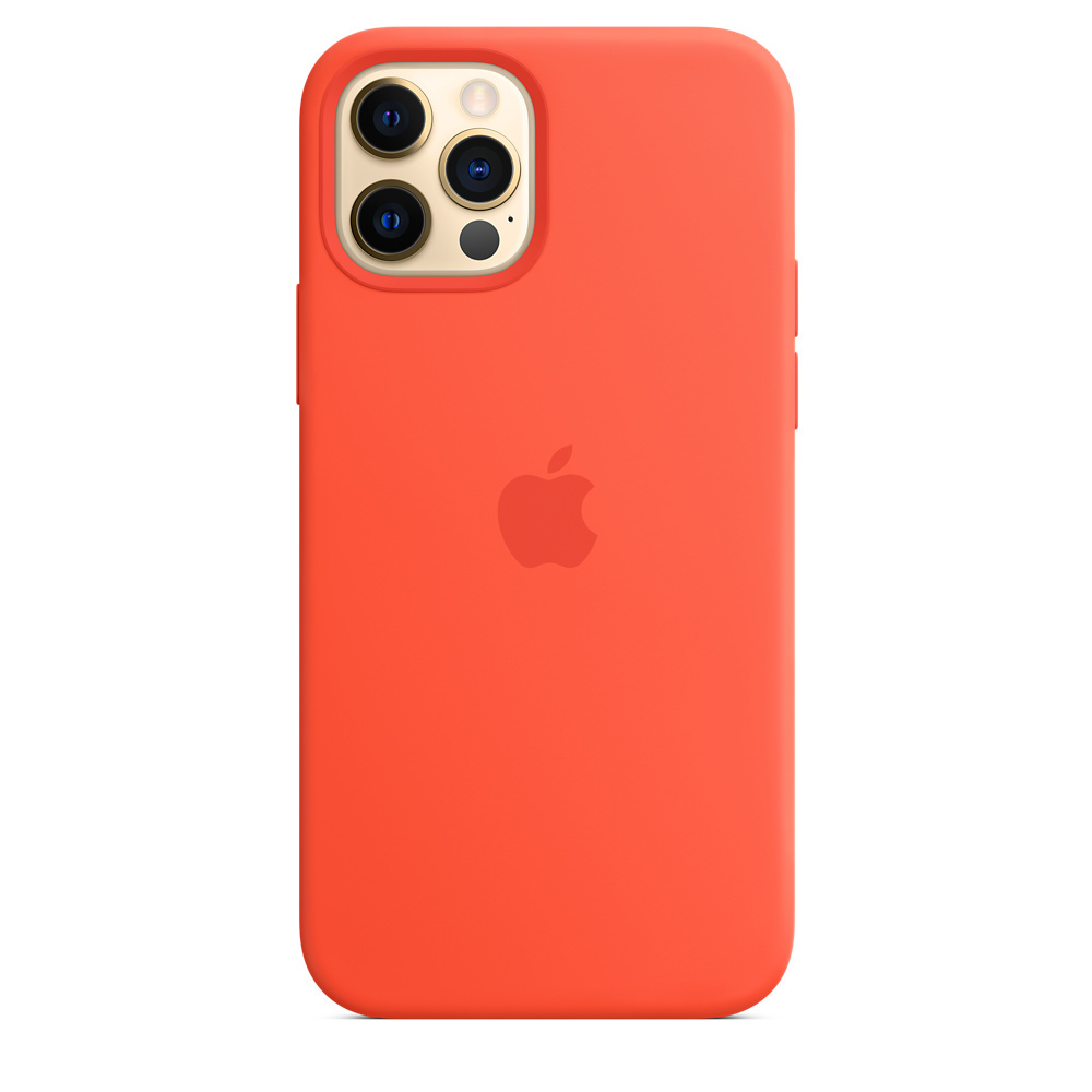 

Чехол Silicone Case для iPhone 12 Pro Max Electric Orange with MagSafe (iS)