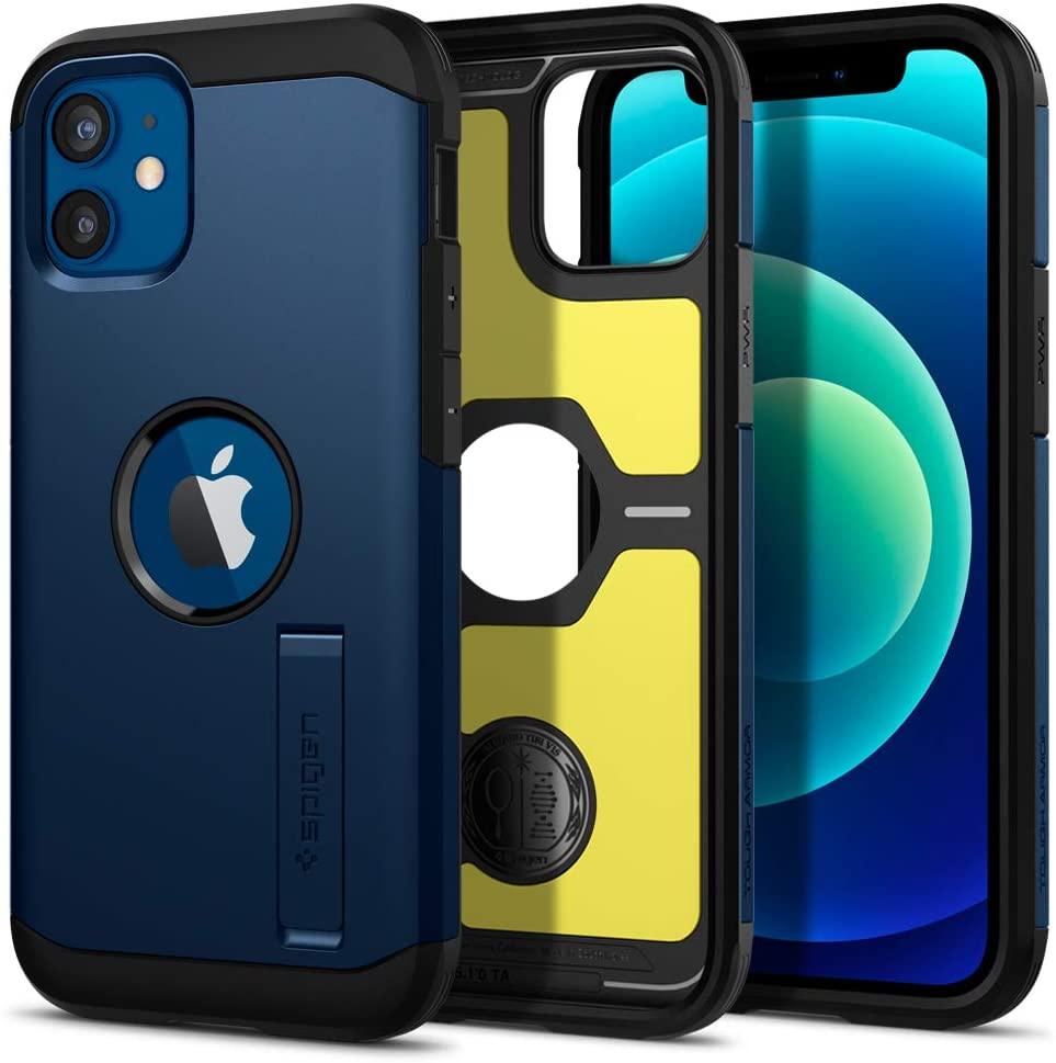 

Чехол Spigen для iPhone 12 mini Tough Armor Navy Blue