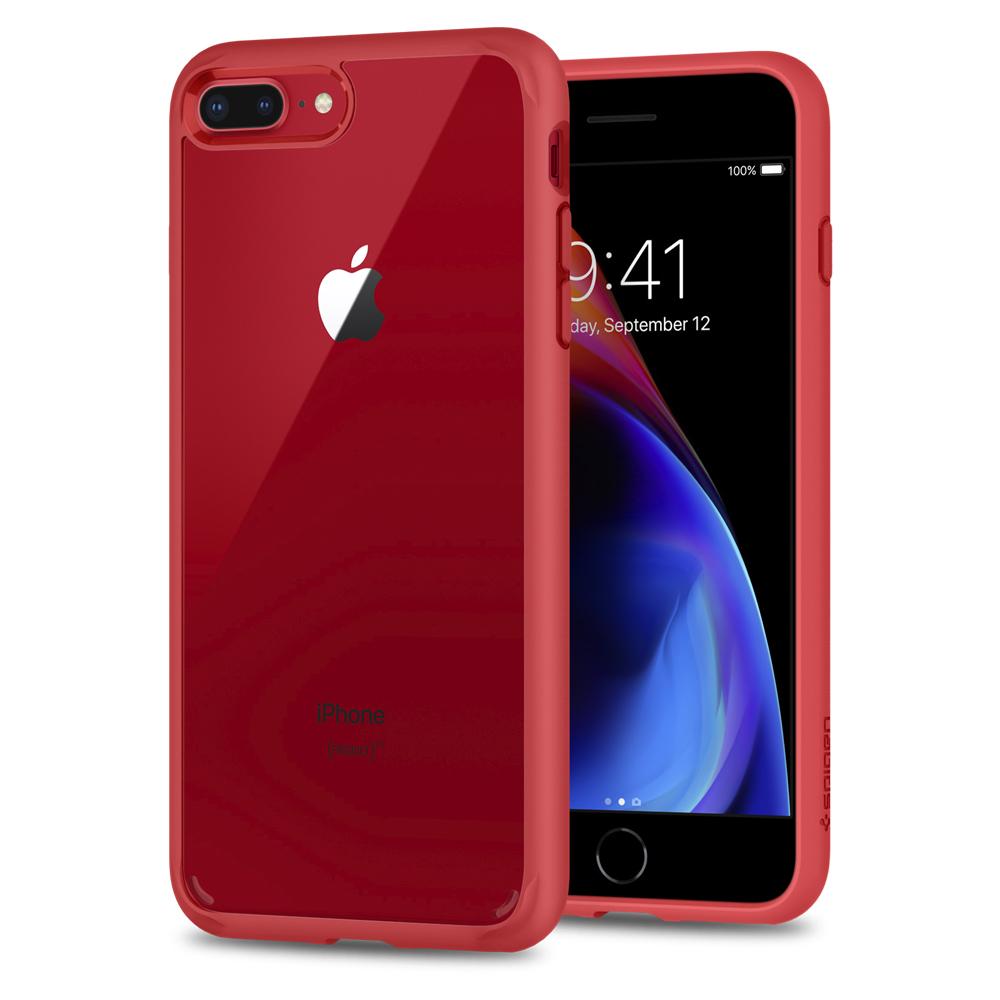 

Чехол Spigen для iPhone 8 Plus/7 Plus Ultra Hybrid 2 Red