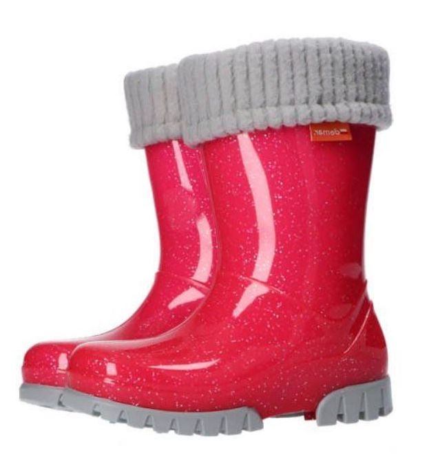 

Резиновые сапоги Demar 32-33 розовый (20/21) 0407 рож перл