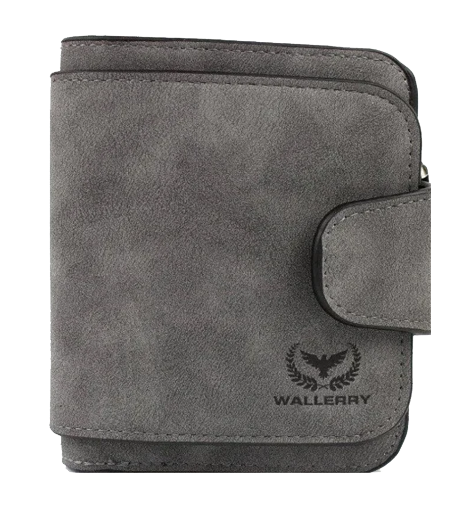 

Женский кошелек Wallerry мини Темно-серый