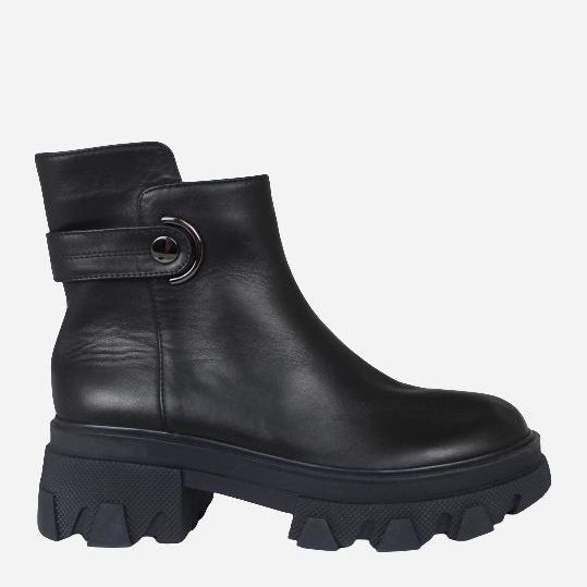 Акція на Жіночі зимові черевики високі Blizzarini A1676-983M-101 36 (23 см) Чорні від Rozetka