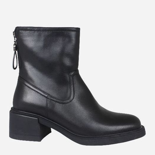 Акція на Жіночі зимові черевики високі Blizzarini A1626-8666M-07 39 (25 см) Чорні від Rozetka