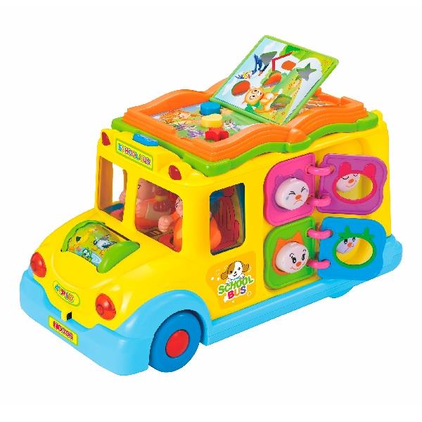 

Игрушка Школьный автобус Hola Toys 24х12х12,5 см Желтый, разноцветный 000013462