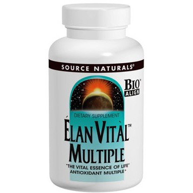 

МультиВитамины и минералы Source Naturals Elan Vital Multiple 180 таблеток (446183)