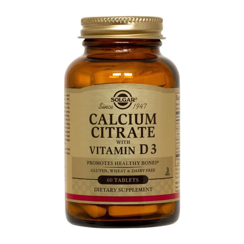 

Витамины и минералы Solgar Calcium Citrate with Vitamin D3 60 таблеток (445270)