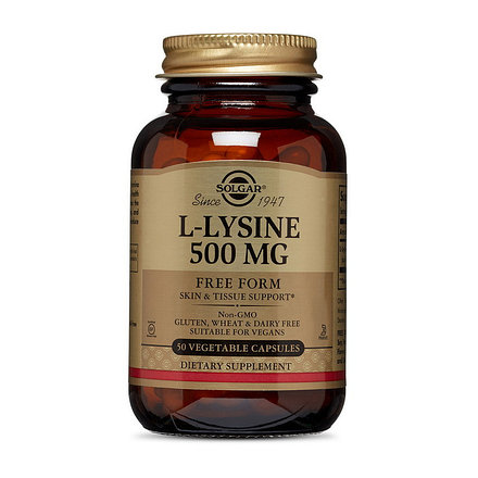 

L-Лизин Solgar L-Lysine 1000 мг 50 таблеток (444202)