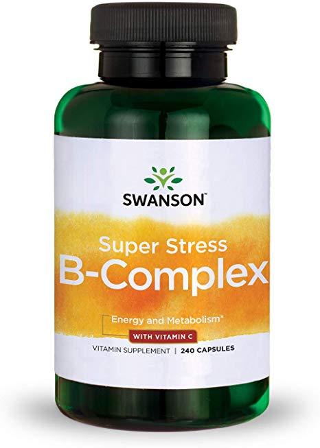 

Витамины и минералы Swanson Super Stress Vitamin B-Complex with Vitamin C 240 капсул (445396)