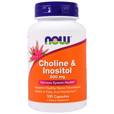 

Витамины и минералы Now Foods Choline & Inositol 500 мг 100 капсул (444893)