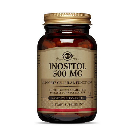 

Витамины и минералы Solgar Inositol 500 мг 100 вег. капсул (445281)