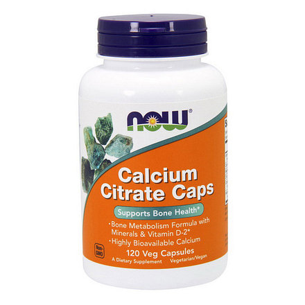 

Кальций Now Foods Calcium Citrate капсул 120 вег. капсул (445801)