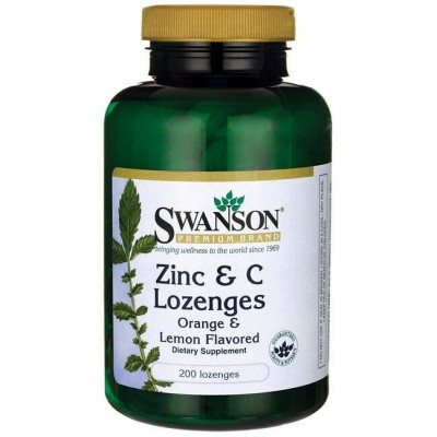 

Цинк Swanson Zinc & C Lozenges 200 таблеток (447438)