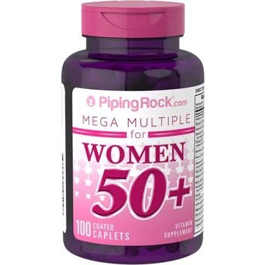 

Витамины и минералы Piping Rock Woman's Mega Multi 50 Plus 100 капсул (445009)