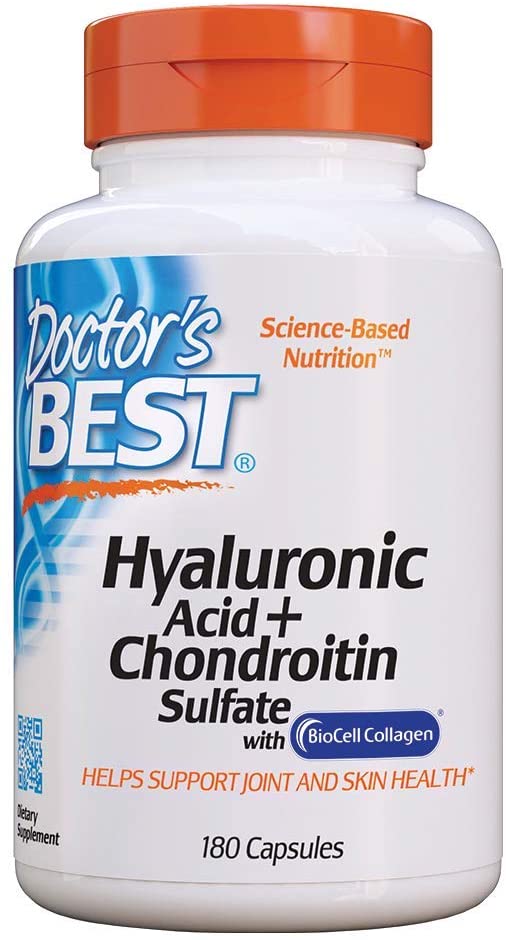 

Препараты для восстановления суставов и связок Doctor's Best Best Hyaluronic Acid+Chondroitin Sulfate 180 капсул (446444)