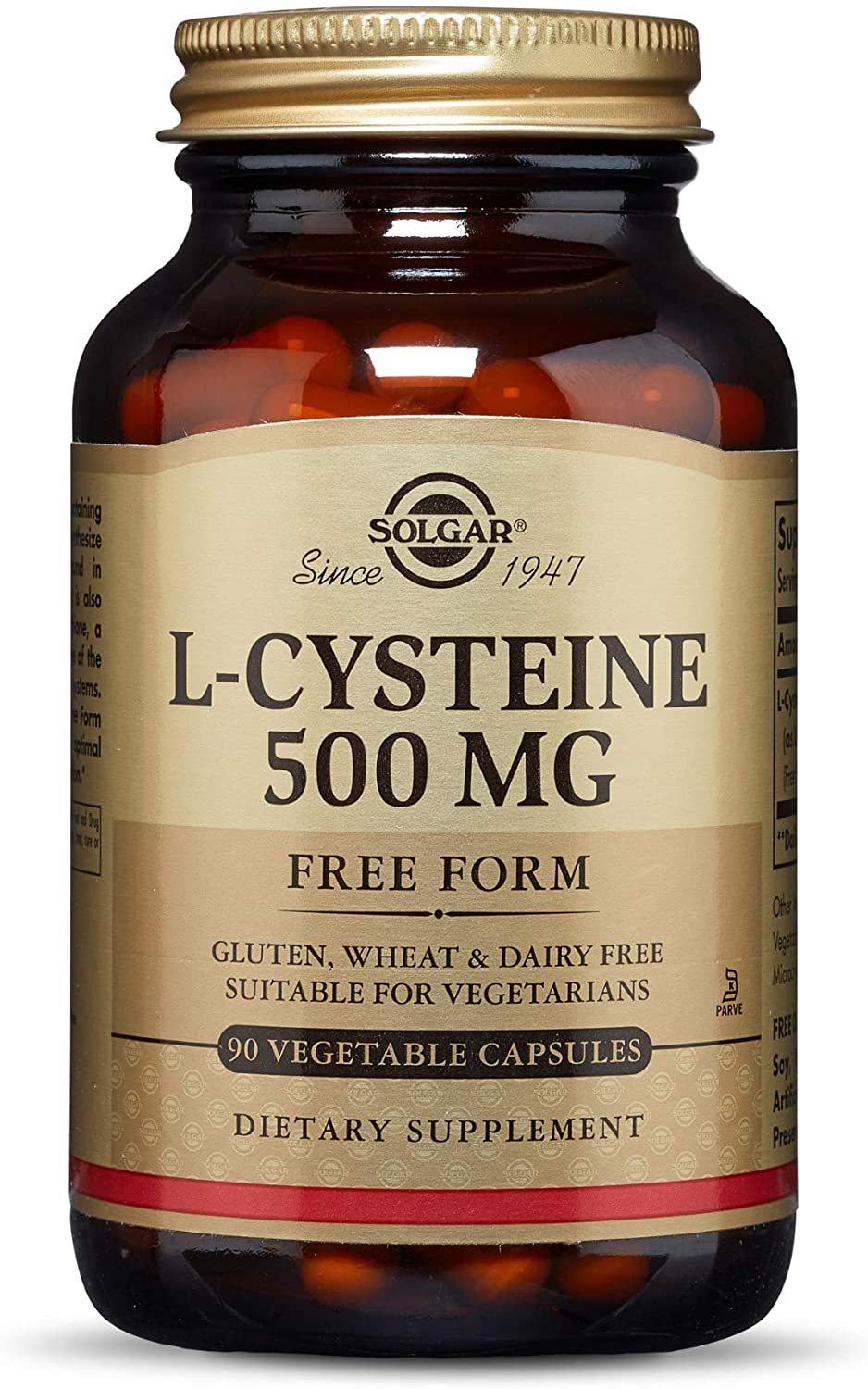 

L-Цистеин Solgar L-Cysteine 500 мг 90 капсул (444212)
