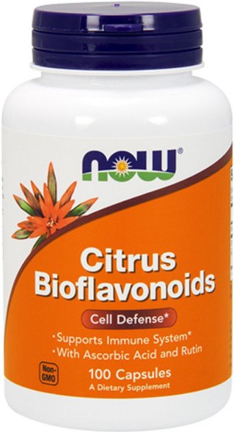 

Цитрусовые Биофлавоноиды Now Foods Citrus Bioflavonoids 700 мг 100 капсул (447457)