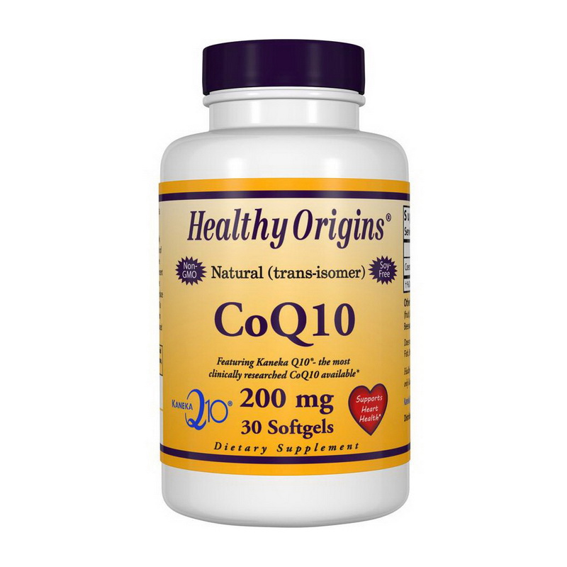 

Коэнзим Q10 Healthy Origins CoQ10 200 мг 30 гель. капсул (445955)