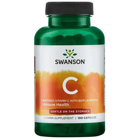 

Витамины и минералы Swanson Buffered Vitamin C with Bioflavonoids 500 мг 100 капсул (445316)