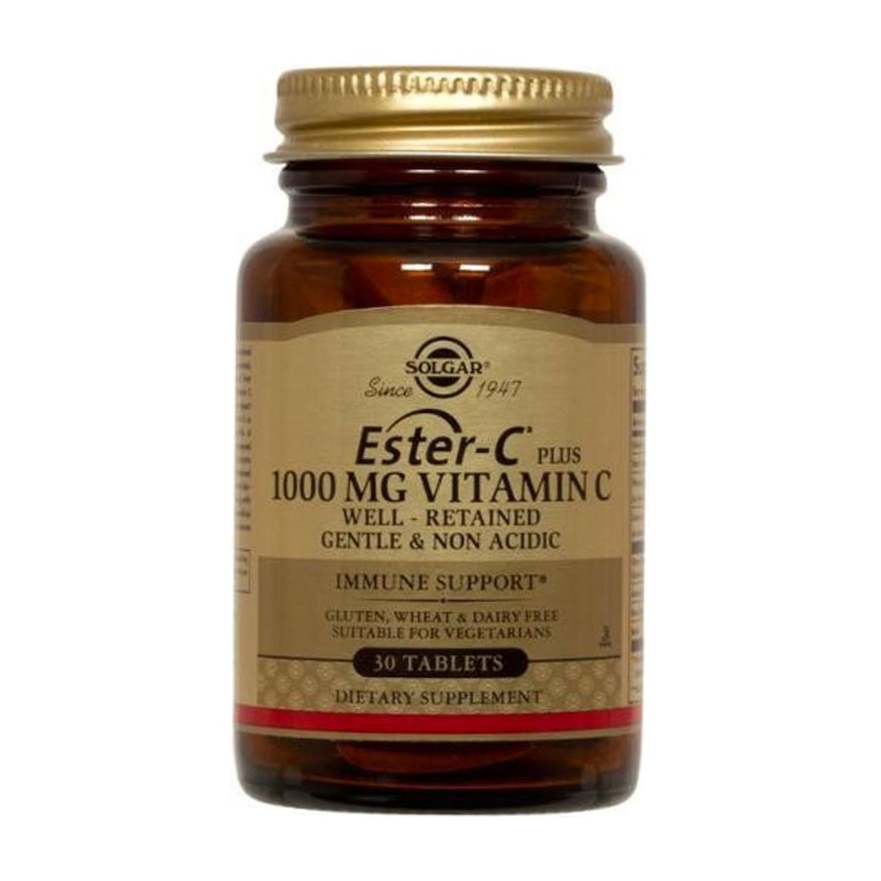 

Витамины и минералы Solgar Ester-C plus 1000 мг Vitamin C 30 таблеток (445273)