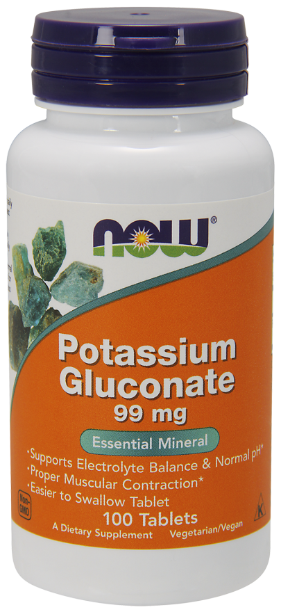 

Витамины и минералы Now Foods Potassium Gluconate 99 мг 100 таблеток (444928)