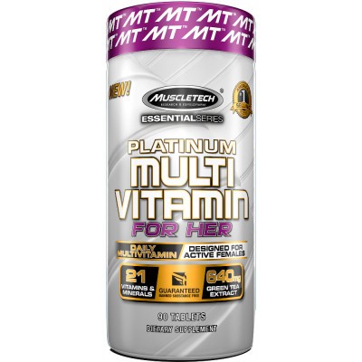 

Витамины и минералы MuscleTech Platinum Multivitamin for HER 90 капсул (444851)