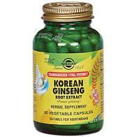 

Витамины и минералы Solgar Korean Ginseng root extract 60 вег. капсул (445282)