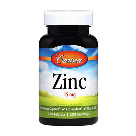 

Цинк Carlson Labs Zinc 15 мг 250 таблеток (447417)