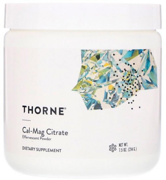 

Кальций и Магний Thorne Research Cal-Mag Citrate Effervescent Powder 214 грамм (445822)