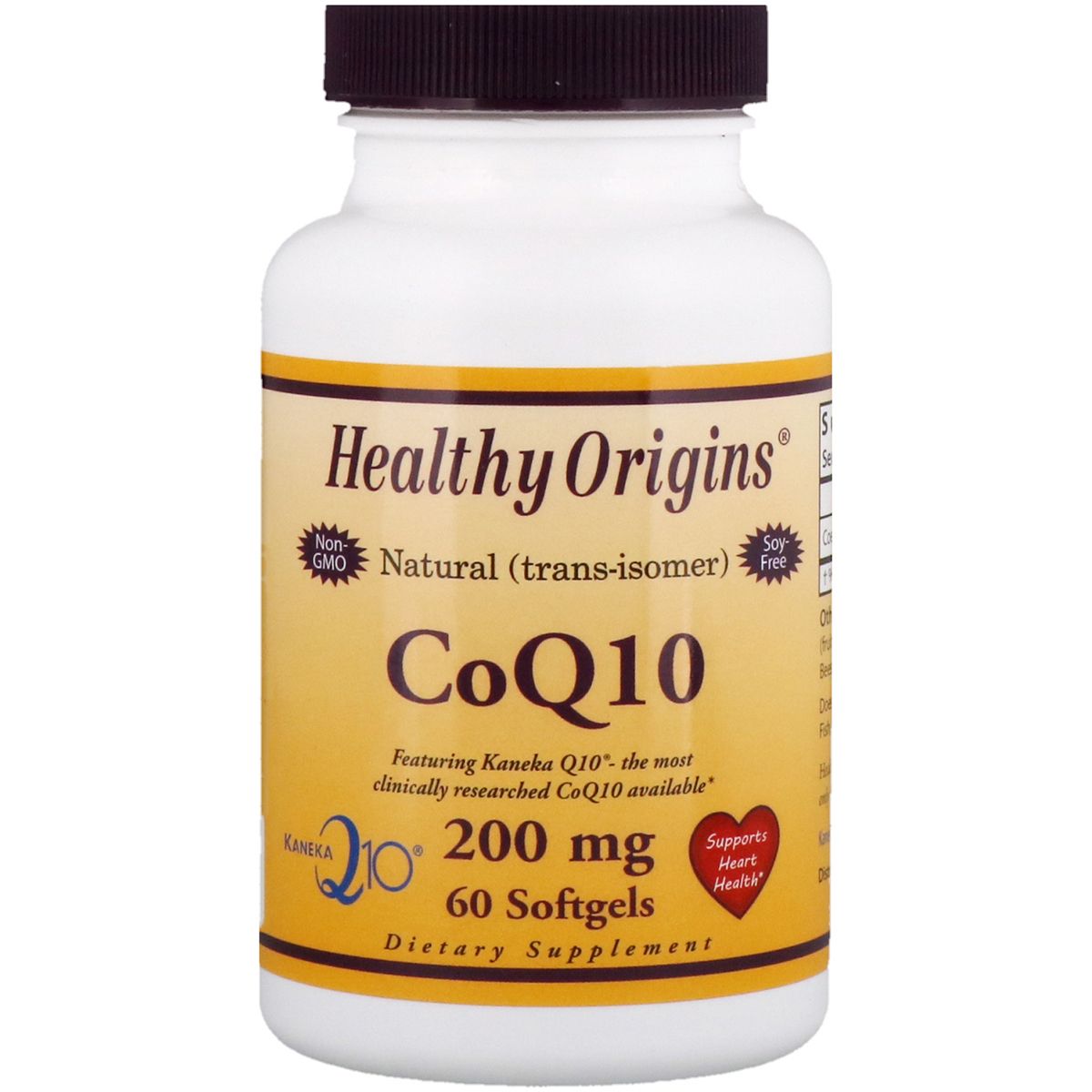 

Коэнзим Q10 Healthy Origins CoQ10 200 мг 60 гель. капсул (445956)