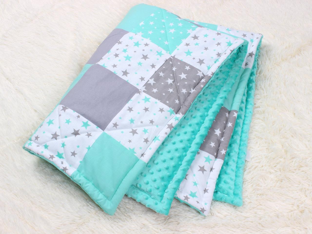 Лоскутное одеяло для новорожденного размер